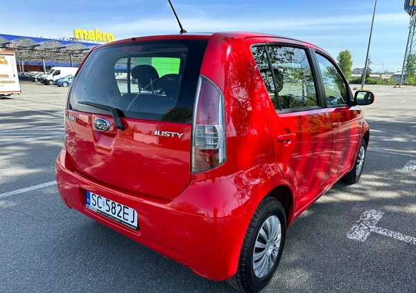 Subaru Justy cena 12300 przebieg: 177000, rok produkcji 2010 z Częstochowa małe 562